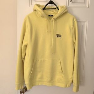 Basic Stussy hoddie lemon